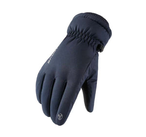 Winter Gloves For Men And Women Plus Down Warm Touch Screen Windproof Waterproof Outdoor Riding Gloves Thickened Cotton Ski Gloves