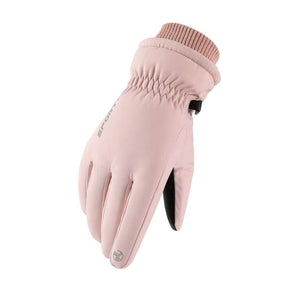 Winter Gloves For Men And Women Plus Down Warm Touch Screen Windproof Waterproof Outdoor Riding Gloves Thickened Cotton Ski Gloves